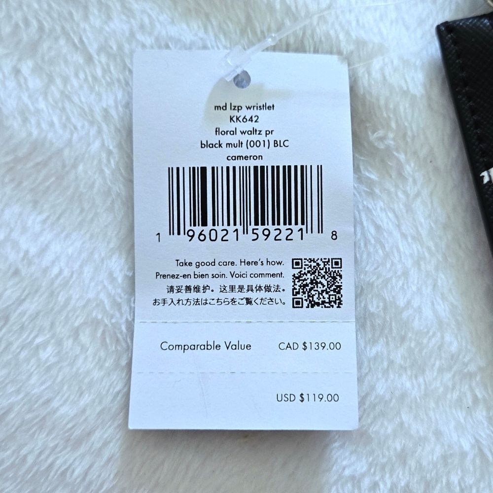 ✨️HP 2X✨️ Kate Spade♠️ Medium "Cameron" L-Zip Wristlet - NWT - Picture 16 of 16